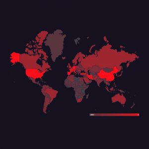 افزونه نقشه زنده کرونا