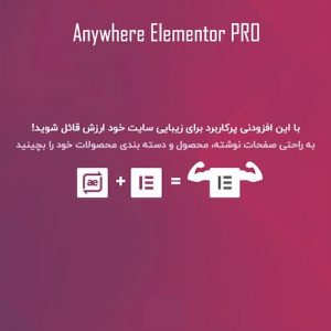 افزونه افزودنی های صفحه ساز قدرتمند Anywhere Elementor Pro